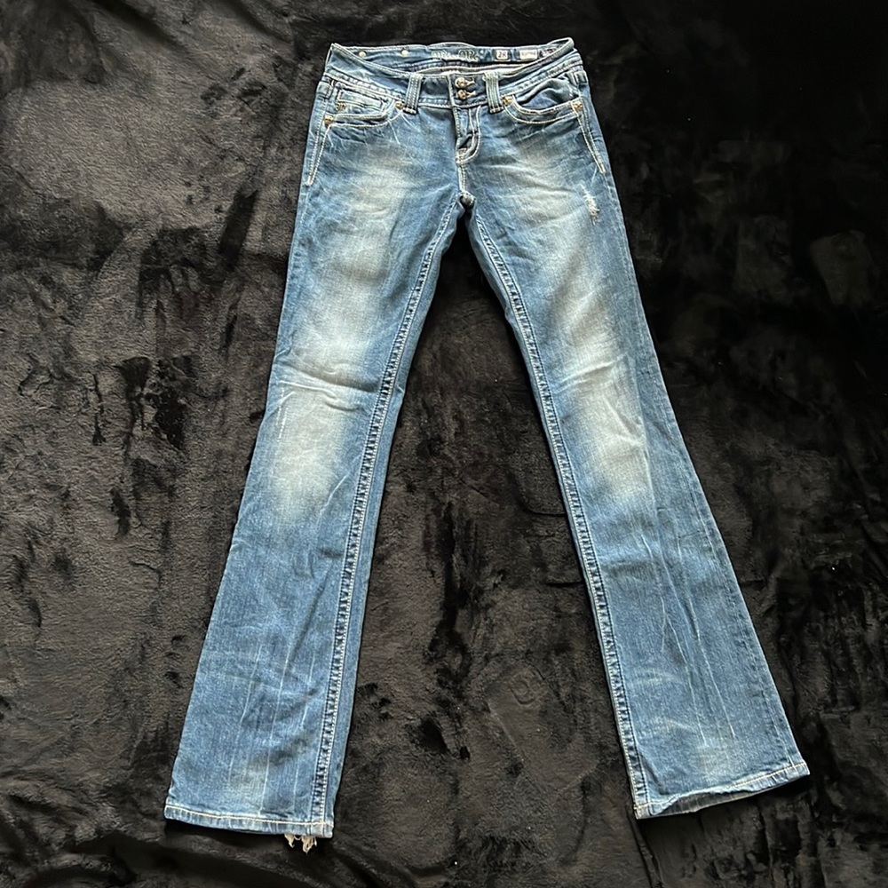 MISS ME jeans size 28 boot cut- only worn twice still in near perfect condition
